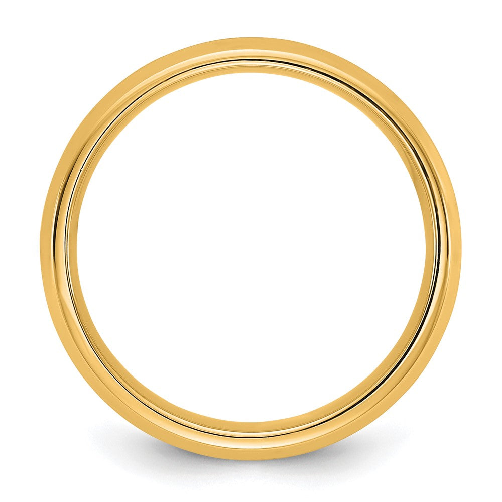 14KY 5.5mm Bevel Edge Comfort Fit Band