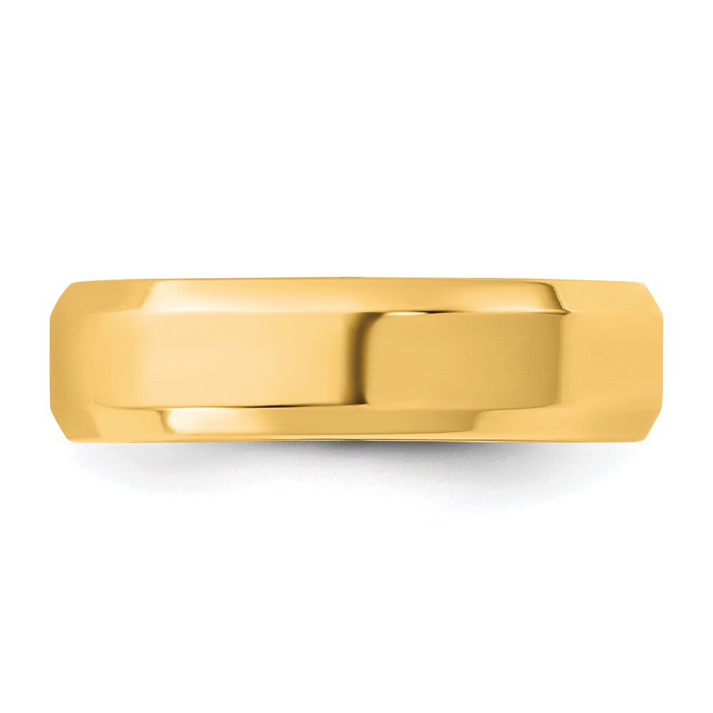 14KY 5.5mm Bevel Edge Comfort Fit Band