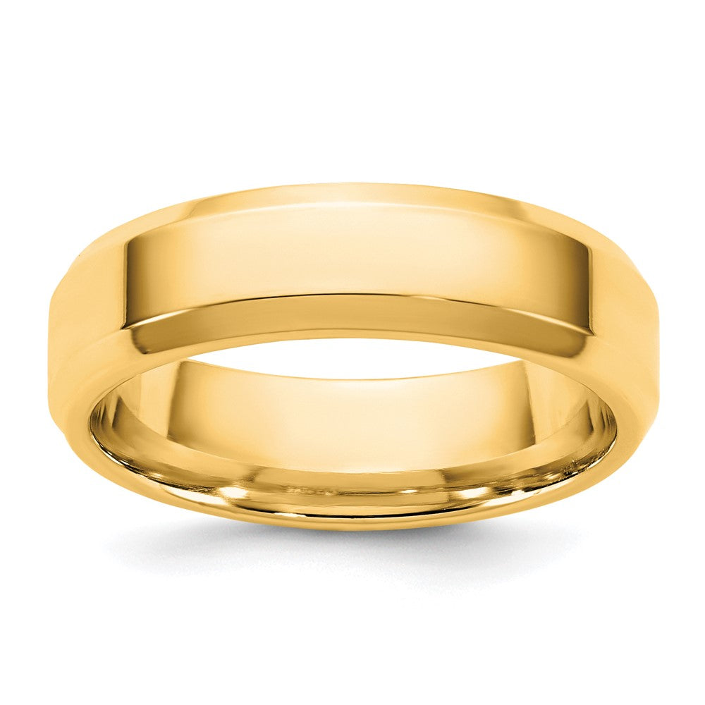 14KY 5.5mm Bevel Edge Comfort Fit Band 