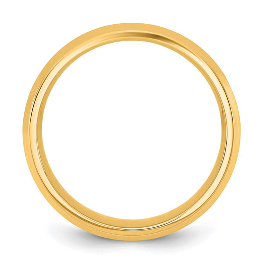 14KY 6.5mm Bevel Edge Comfort Fit Band