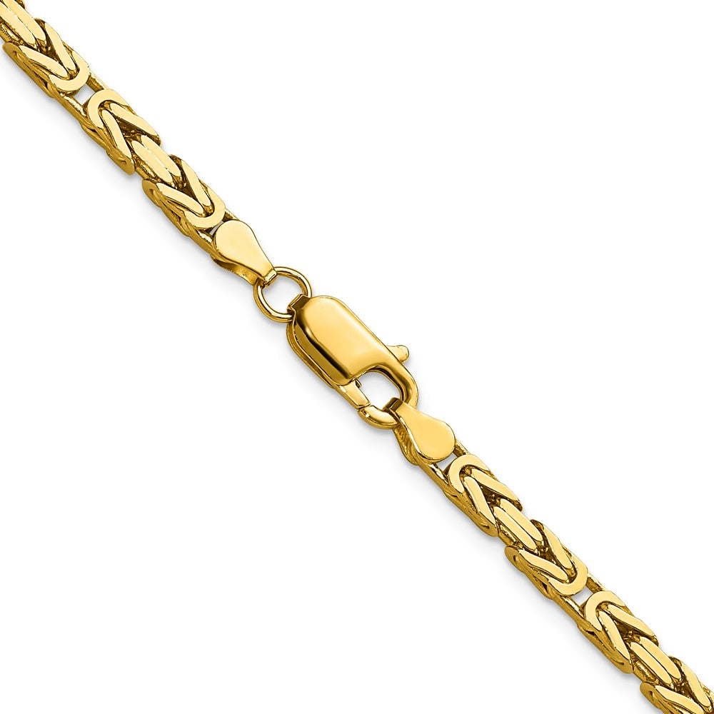 14K 3.25mm Byzantine with Lobster Clasp Chain