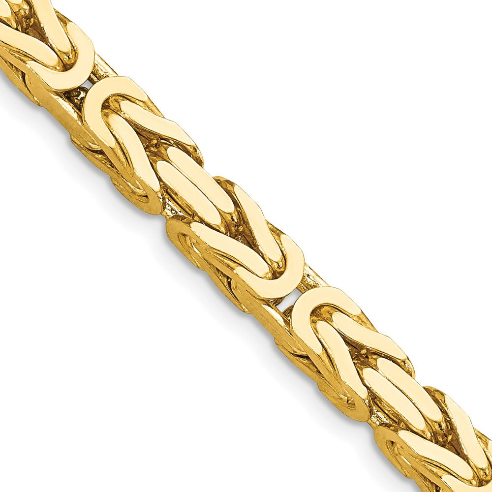 14K 5.25mm Byzantine with Lobster Clasp Chain
