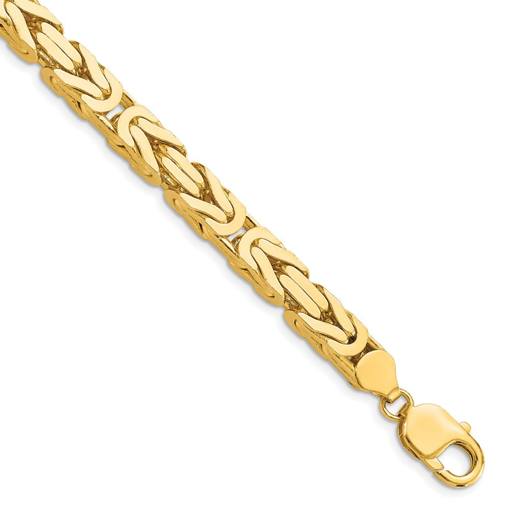 14K 6.5mm Byzantine with Lobster Clasp Chain