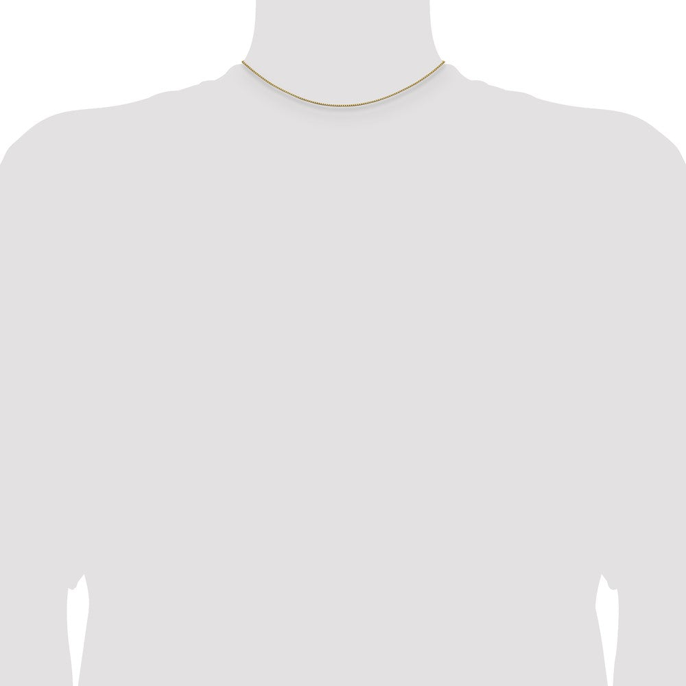 14K .95mm Box with Lobster Clasp Chain