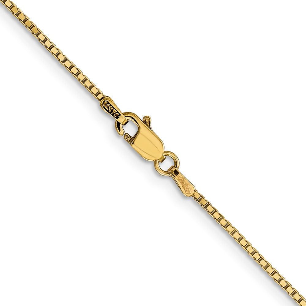 14K 1.05mm Box with Lobster Clasp Chain