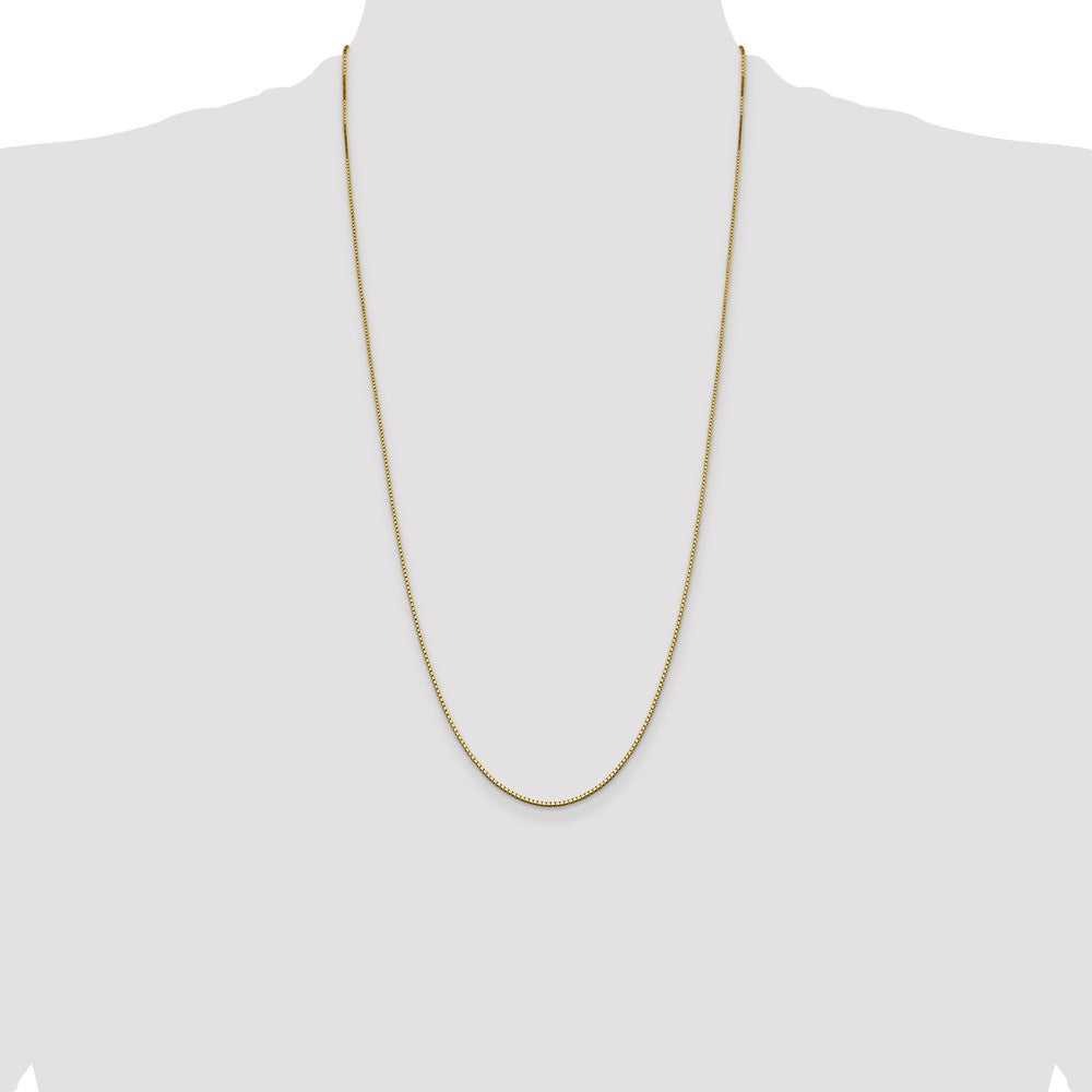 14K 1.05mm Box with Lobster Clasp Chain