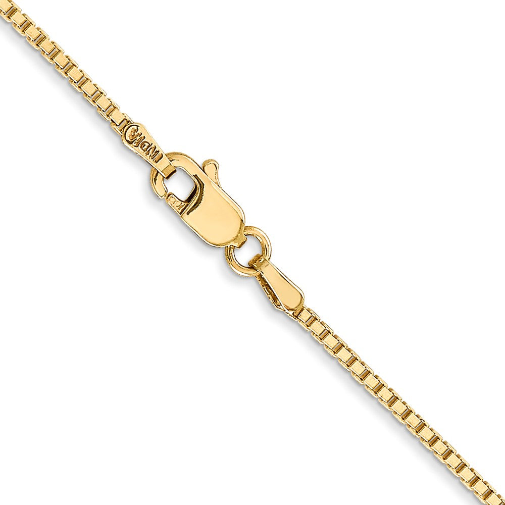 14K 1.4mm Box with Lobster Clasp Chain