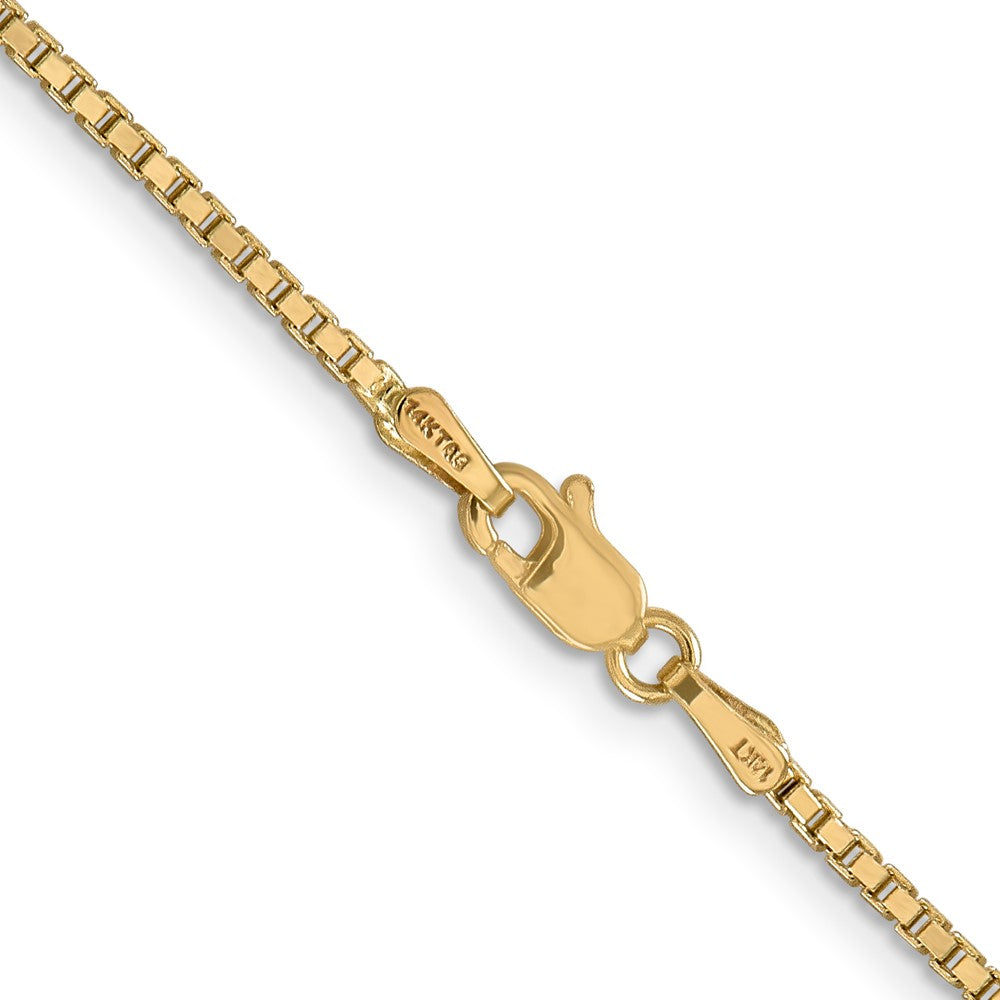 14K 1.5mm Box with Lobster Clasp Chain