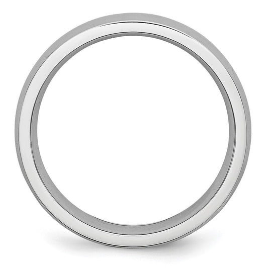 Chisel Cobalt Polished 5mm Half Round Band