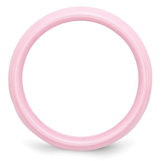 Chisel Ceramic Pink 6mm Polished Band