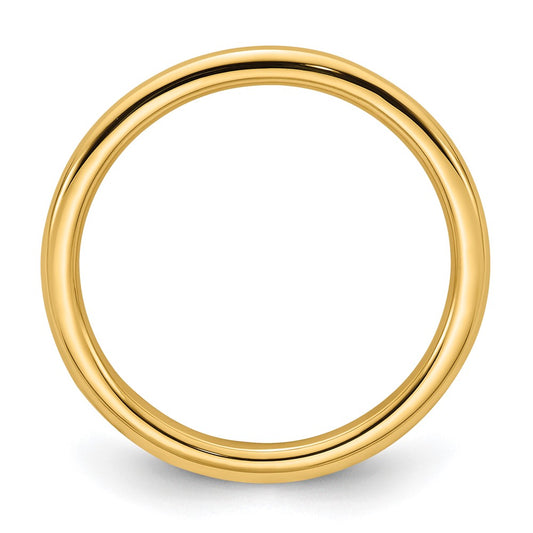 14k Yellow Gold 2mm Standard Weight Comfort Fit Wedding Band