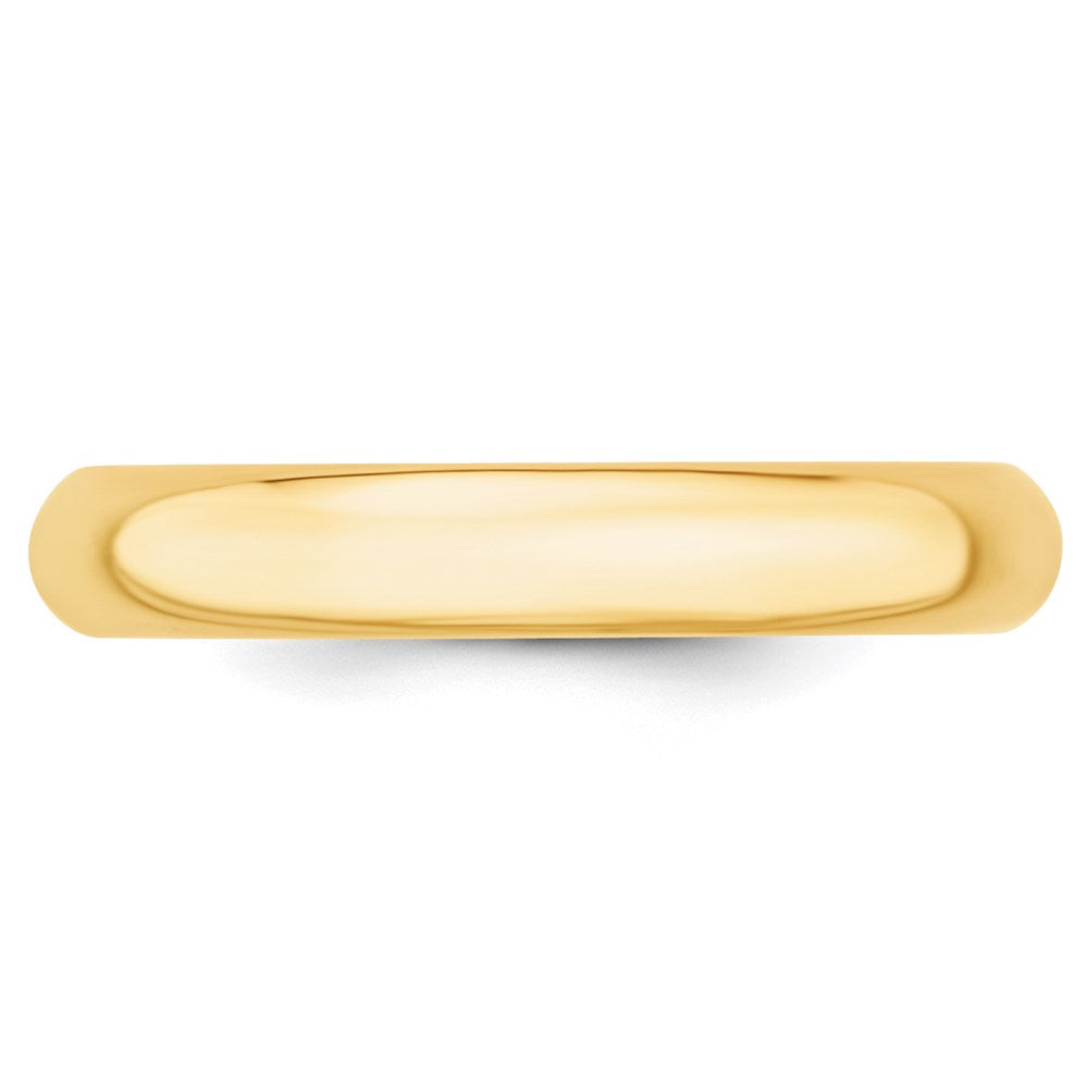 14k Yellow Gold 4mm Standard Weight Comfort Fit Wedding Band