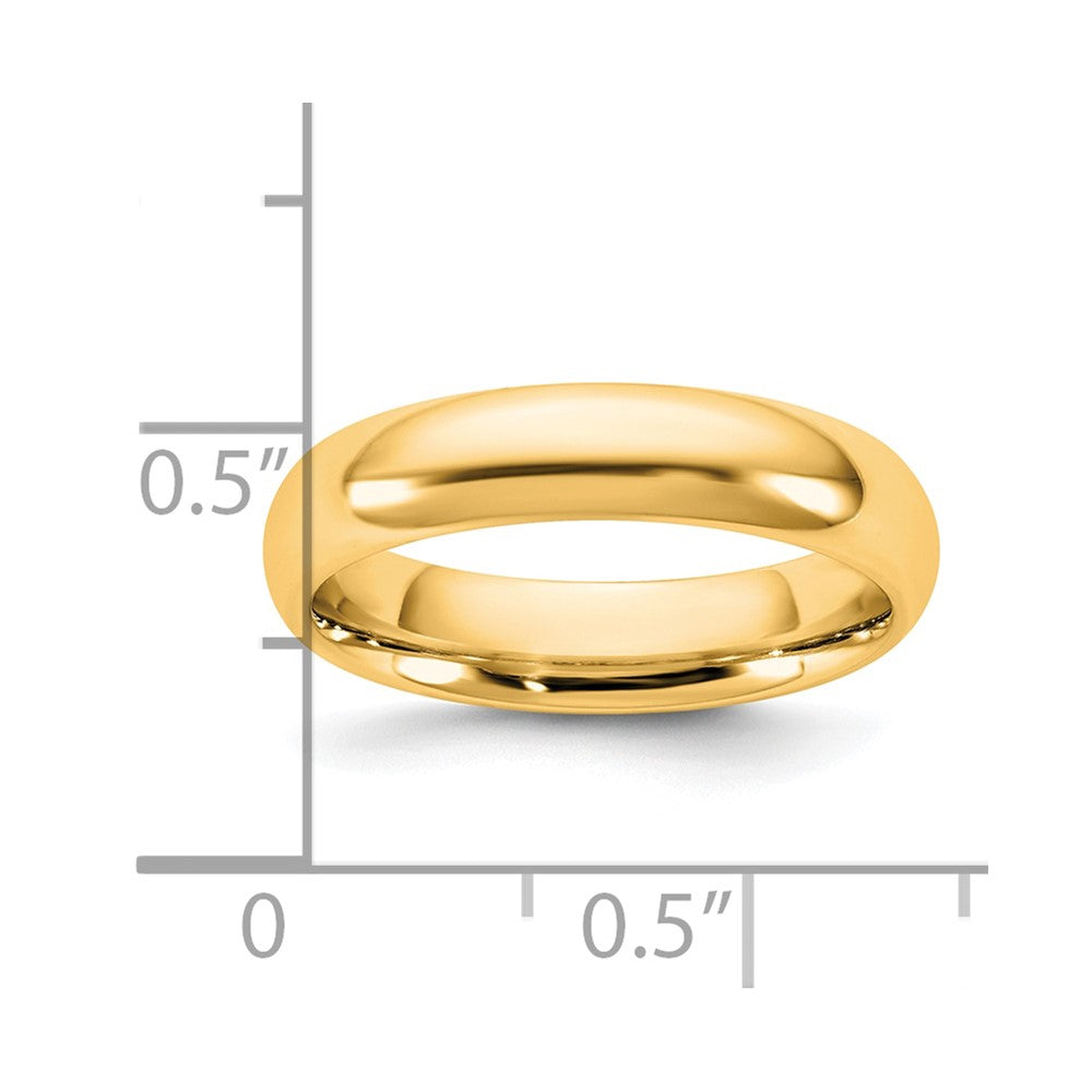14KY 4.5mm Standard Comfort Fit Band