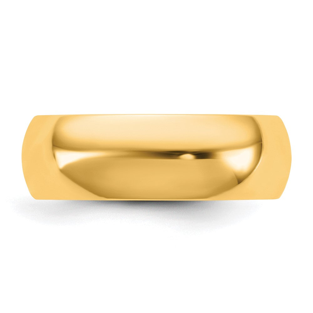 14KY 6.5mm Standard Comfort Fit Band