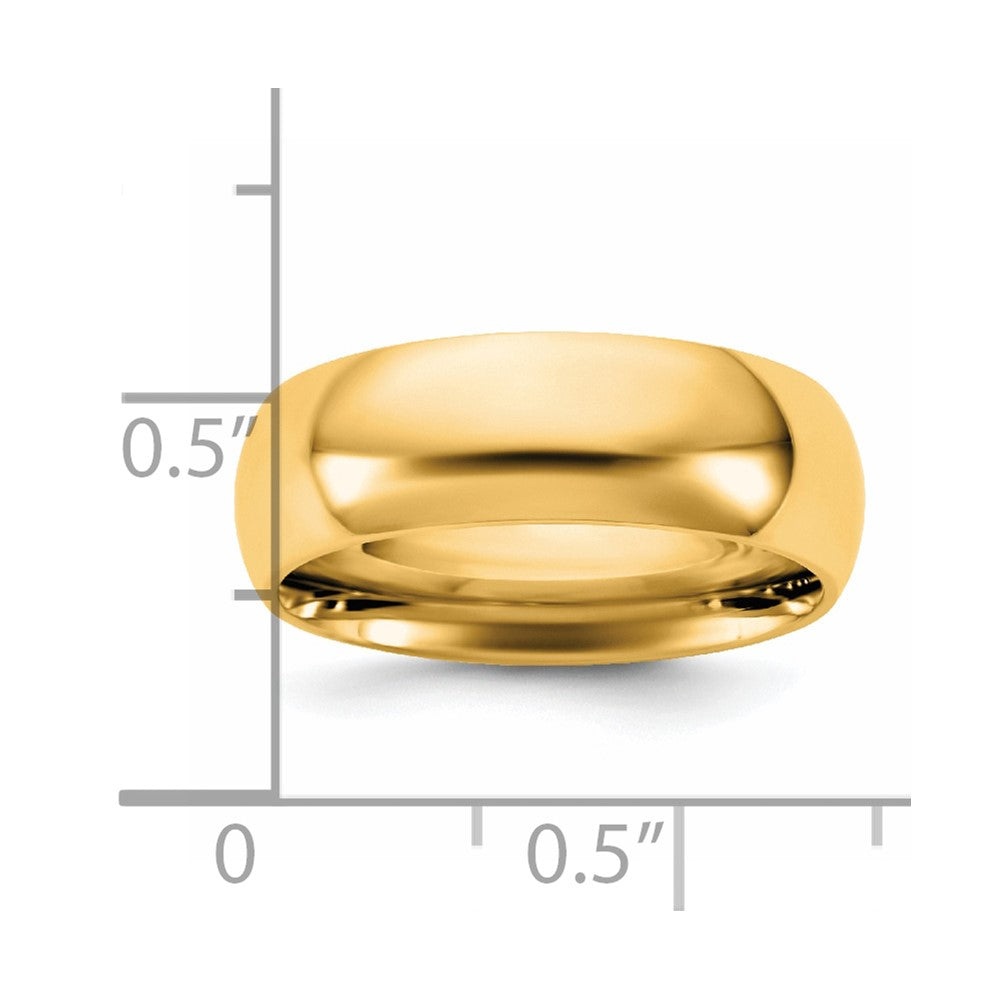 14KY 6.5mm Standard Comfort Fit Band