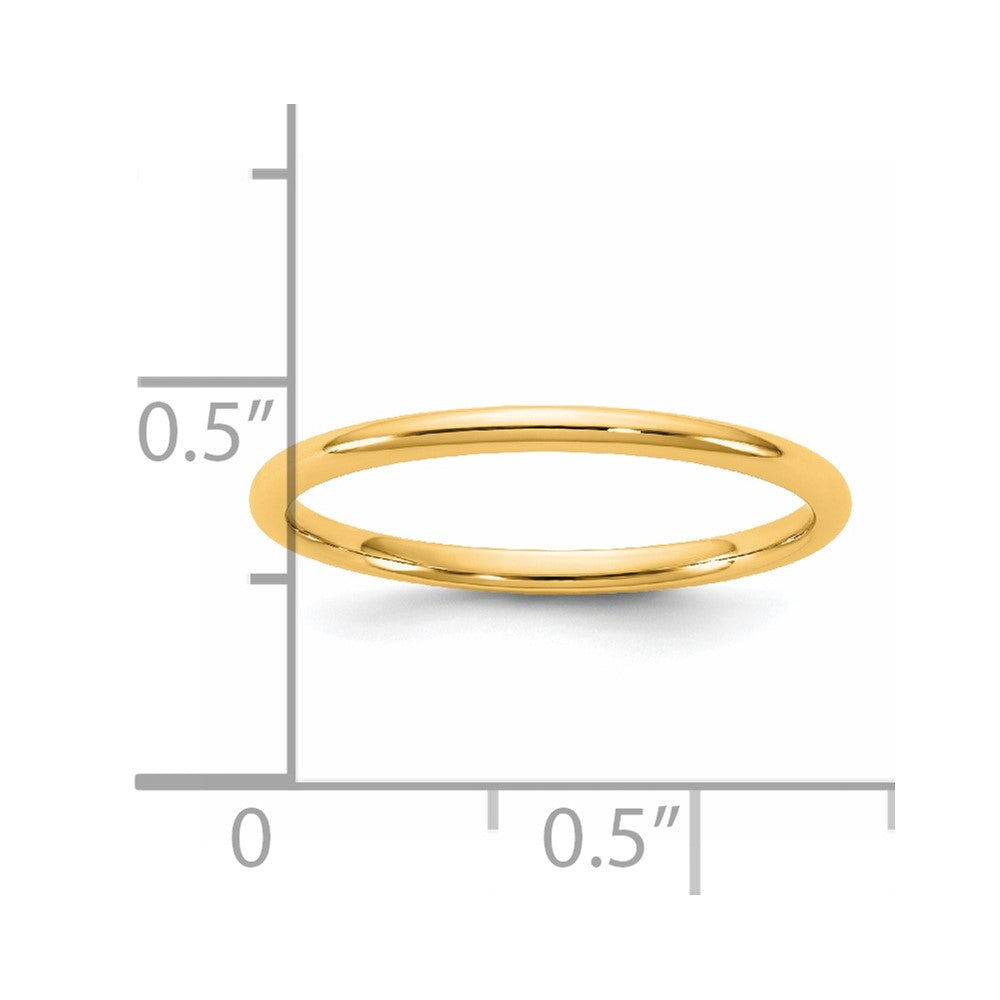 14KY 1.5mm LTW Comfort Fit Band