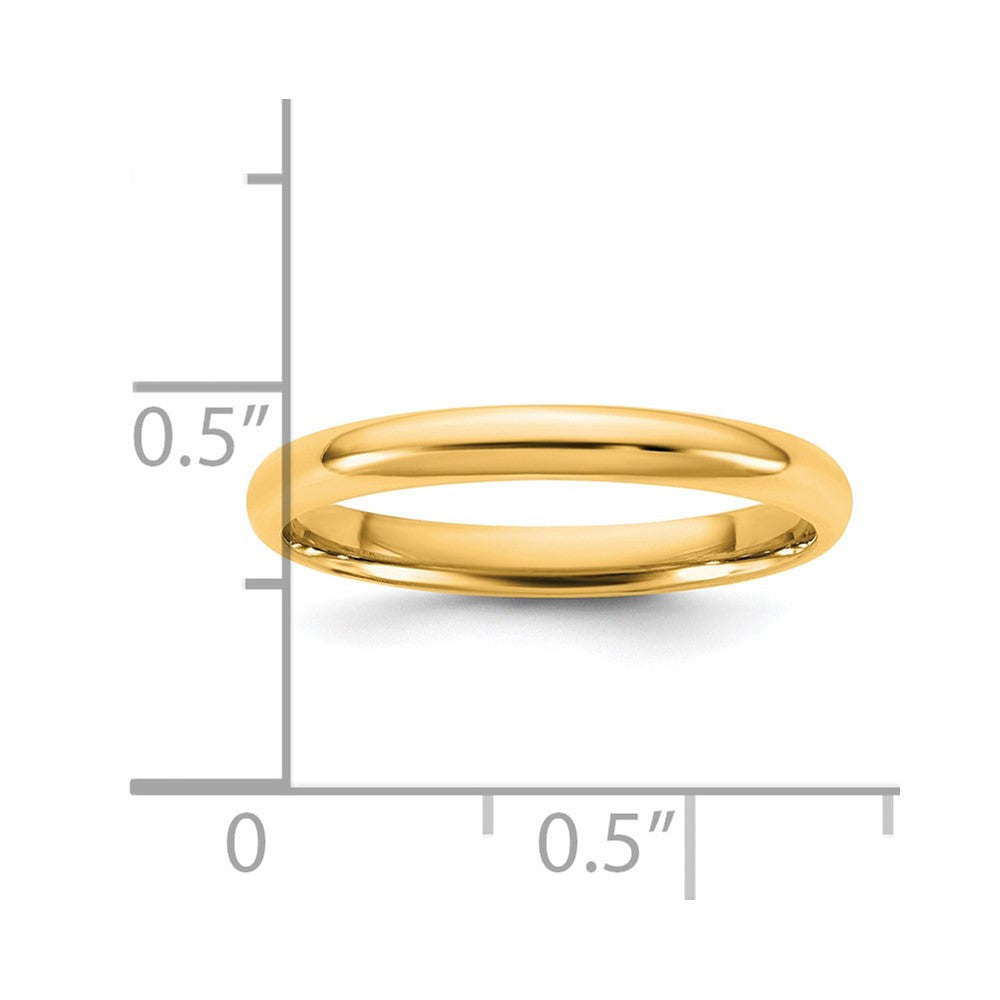 14KY 2.5mm LTW Comfort Fit Band