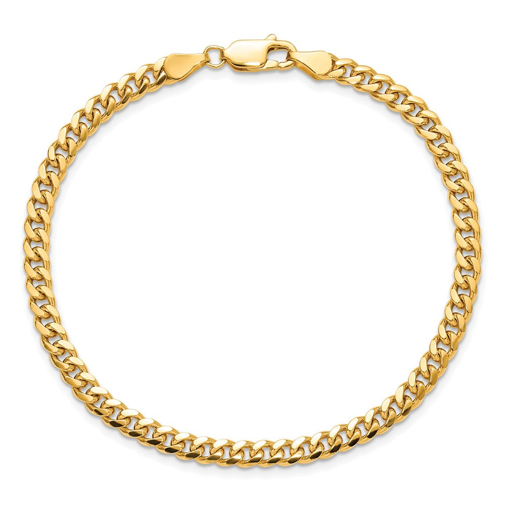 14k 4.25mm Solid Miami Cuban Chain
