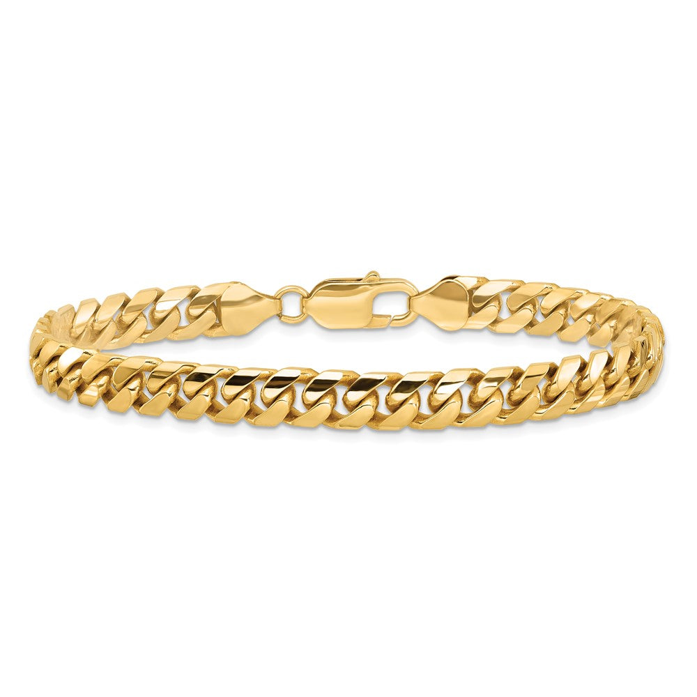 14k 6.75mm Solid Miami Cuban Chain