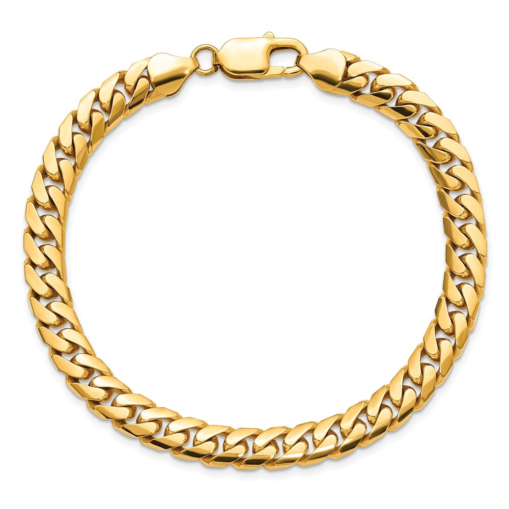 14k 6.75mm Solid Miami Cuban Chain