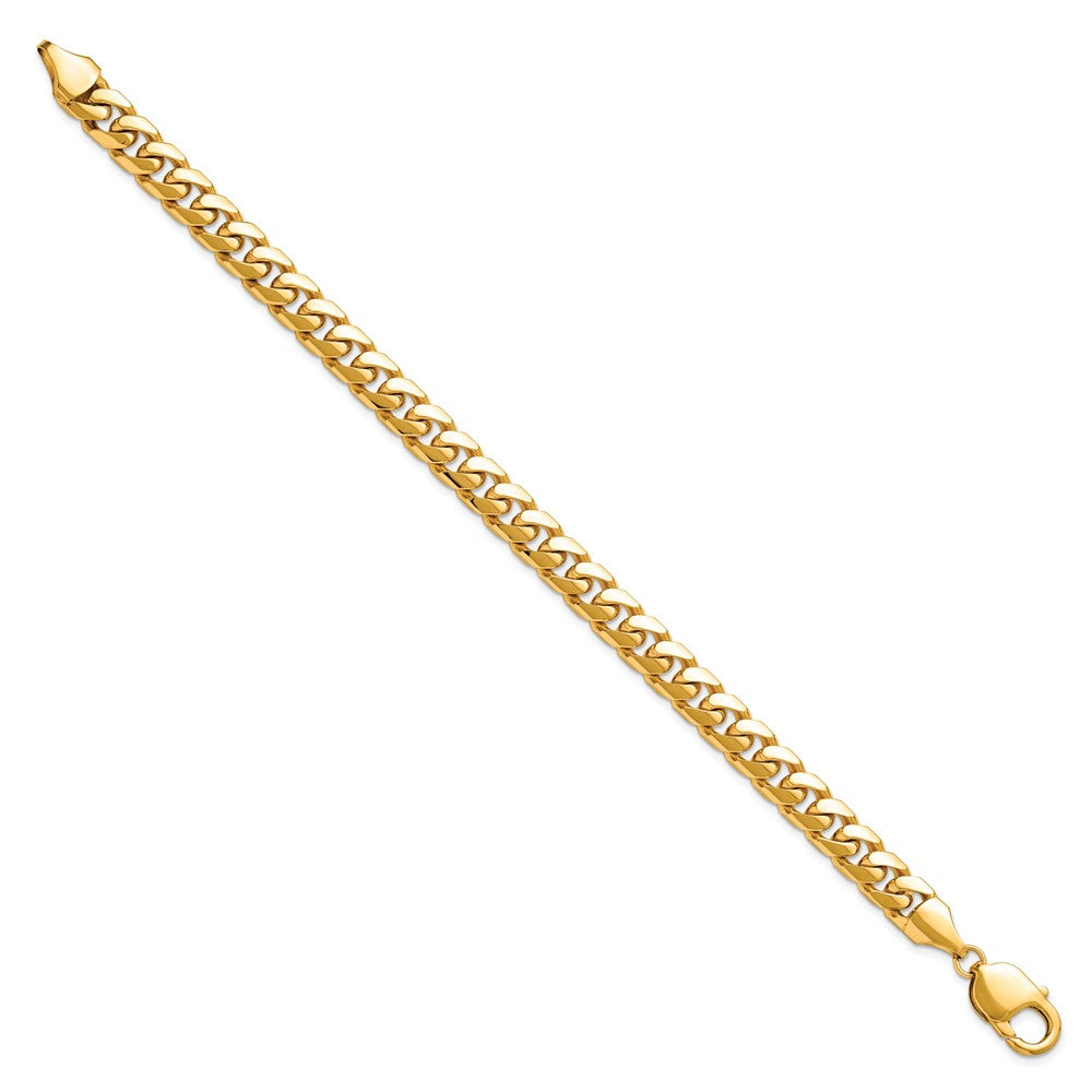 14k 8mm Solid Miami Cuban Chain