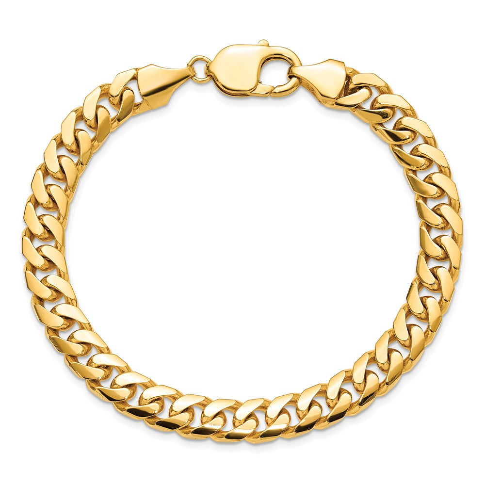14k 8mm Solid Miami Cuban Chain