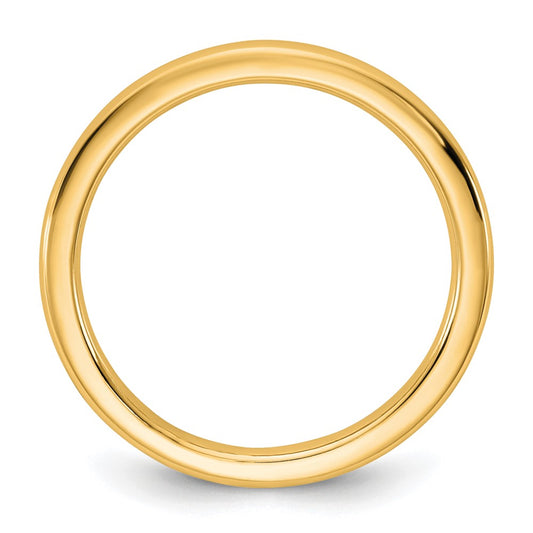 14KY 2mm European Comfort Fit Band