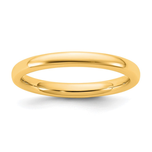 14KY 2.5mm European Comfort Fit Band 