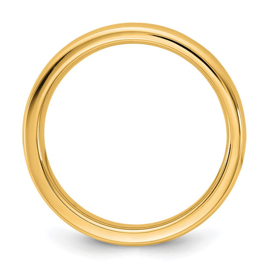 14KY 4mm European Comfort Fit Band