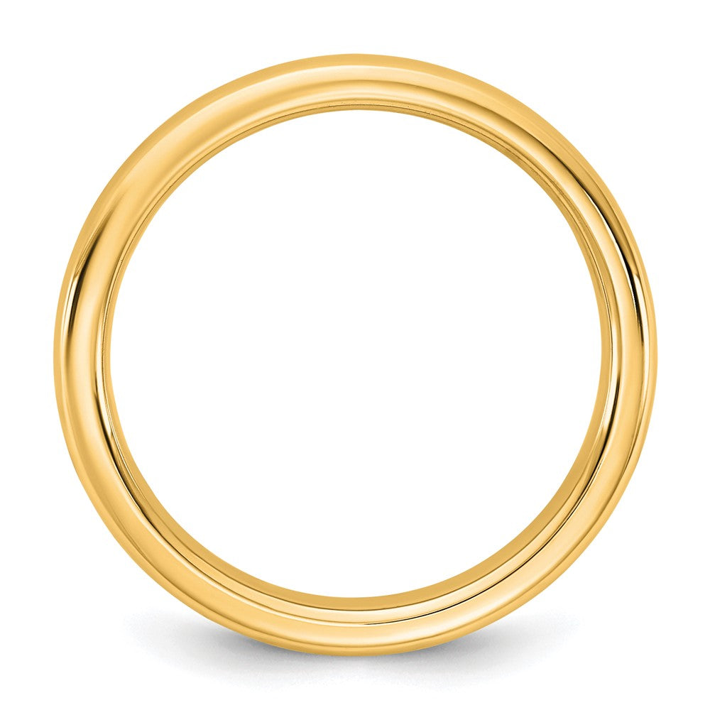 14KY 5mm European Comfort Fit Band