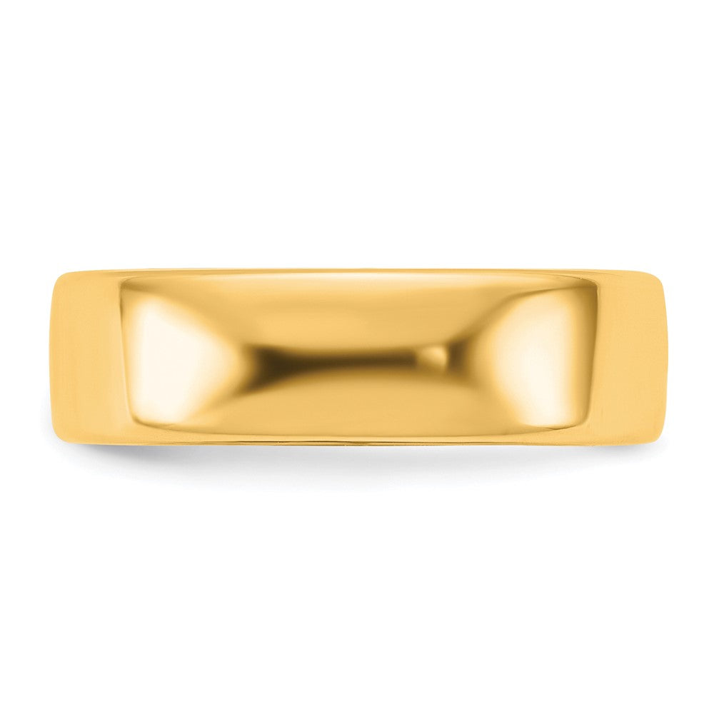 14KY 6mm European Comfort Fit Band