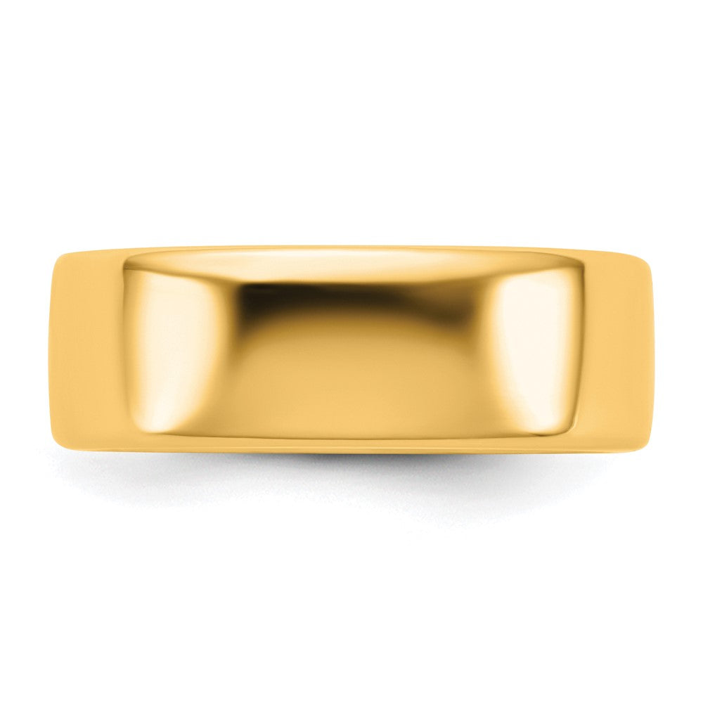 14KY 7mm European Comfort Fit Band