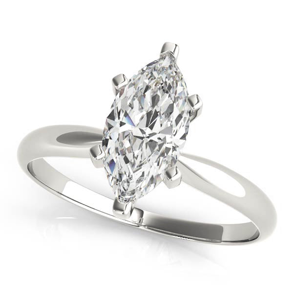 Solitaire Marquise Shape Engagement Ring – Setting (Size 7)