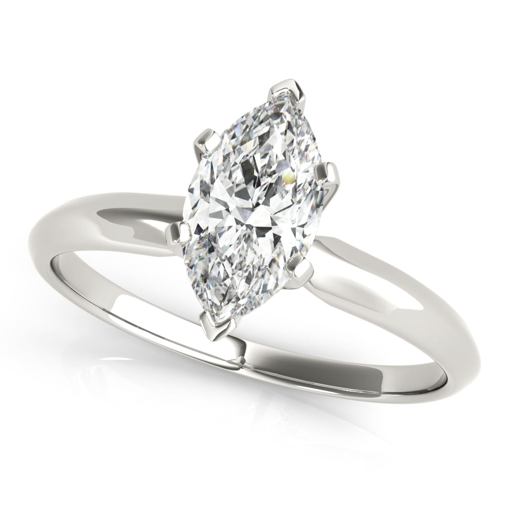 Solitaire Pear Shape Engagement Ring – Setting (Size 7)