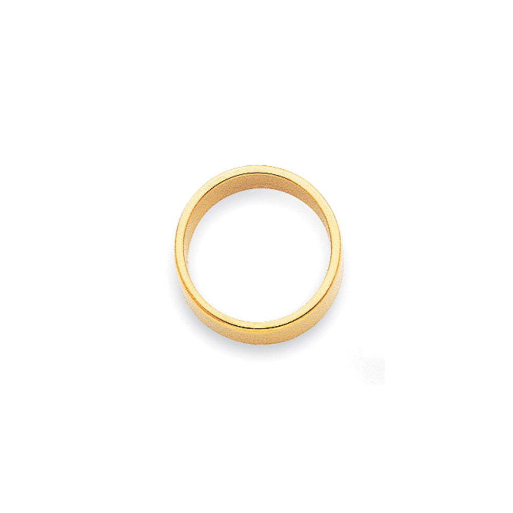 14k Yellow Gold 2mm Lightweight Flat Wedding Band