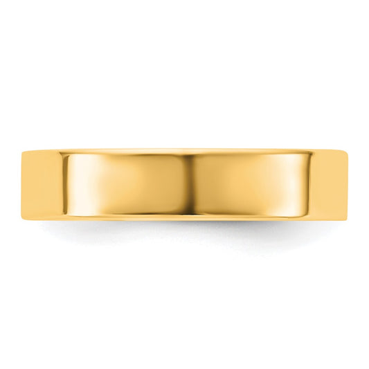 14KY 4.5mm Standard Flat Comfort Fit Band