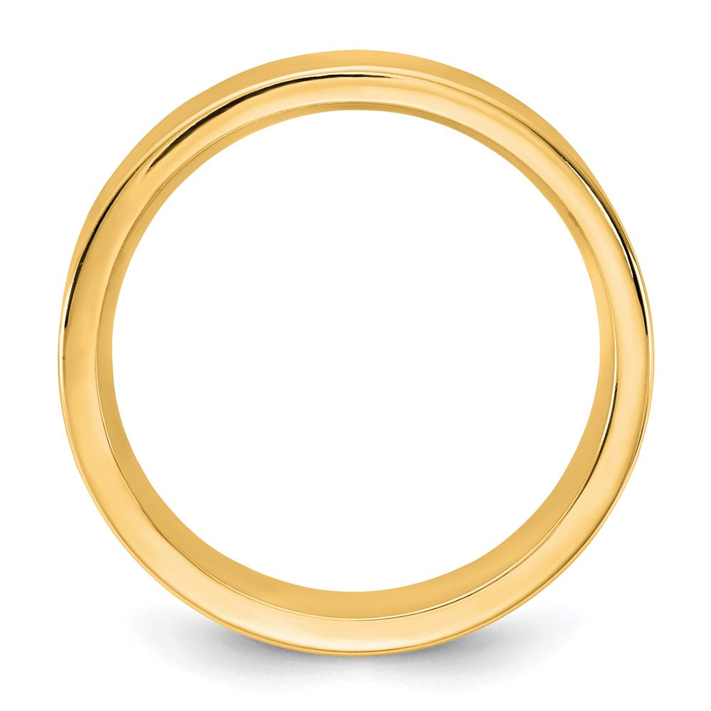 14KY 5.5mm Standard Flat Comfort Fit Band