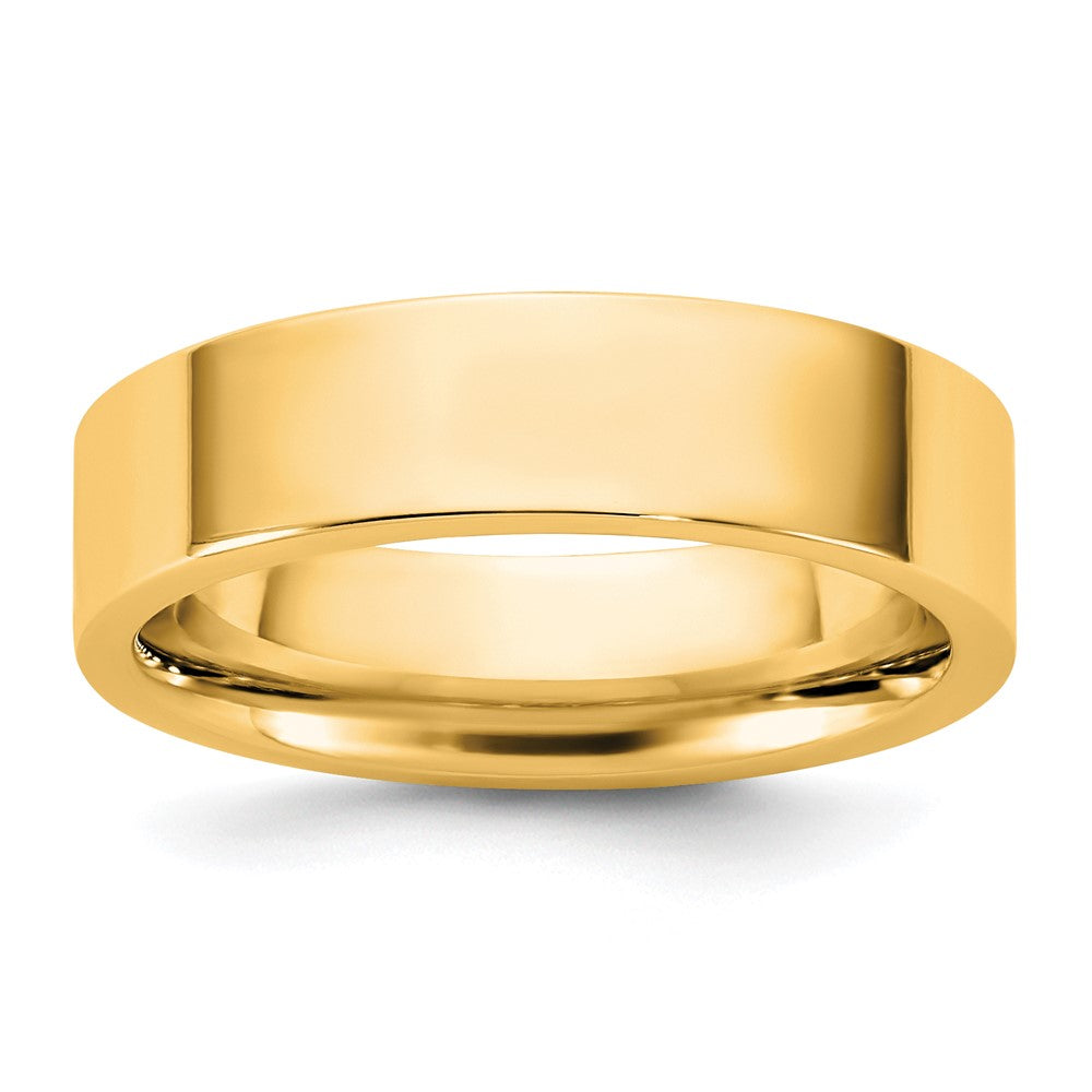 14KY 5.5mm Standard Flat Comfort Fit Band 