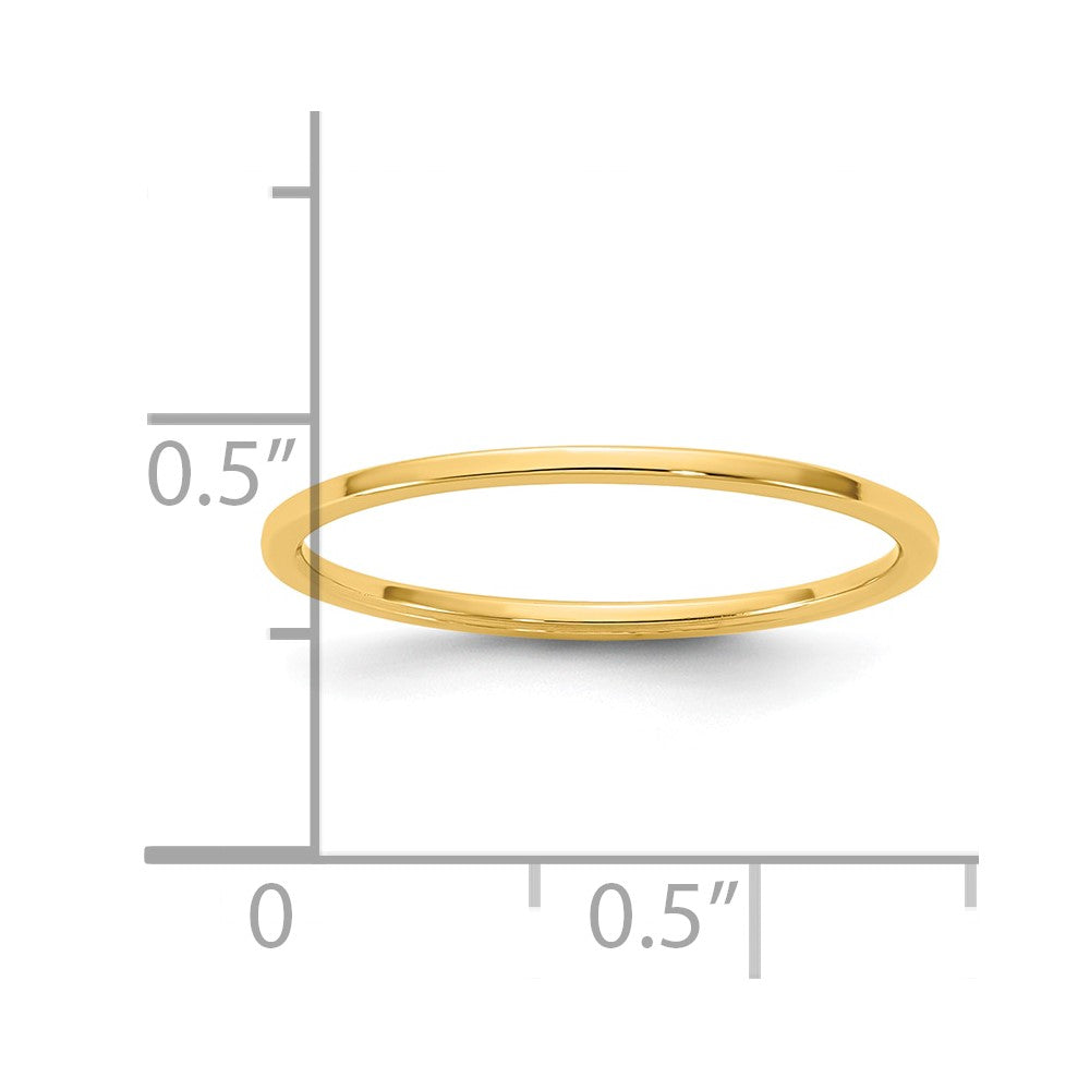 14KY 1mm LTW Flat Band
