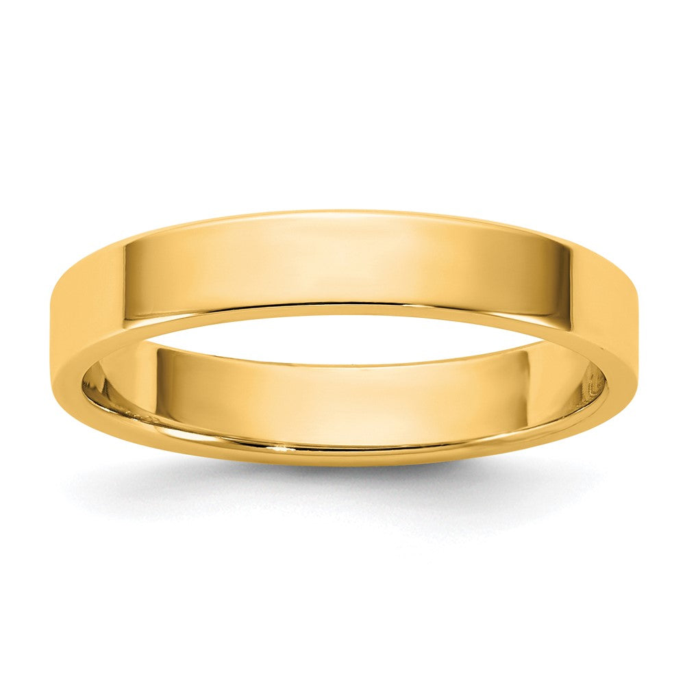 14KY 3.5mm LTW Flat Band 