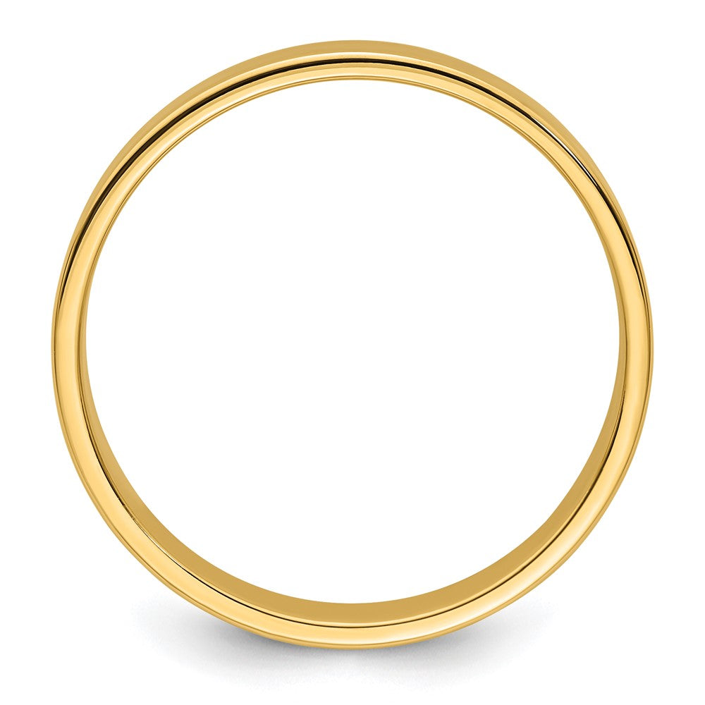 14k Yellow Gold 5mm Lightweight Flat Wedding Band