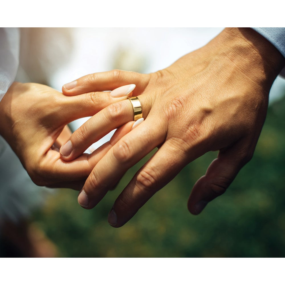 14KY 6.5mm LTW Flat Band