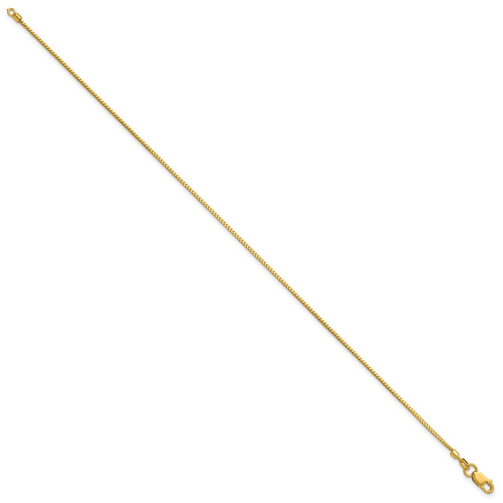 14K .9mm Franco with Lobster Clasp Bracelet