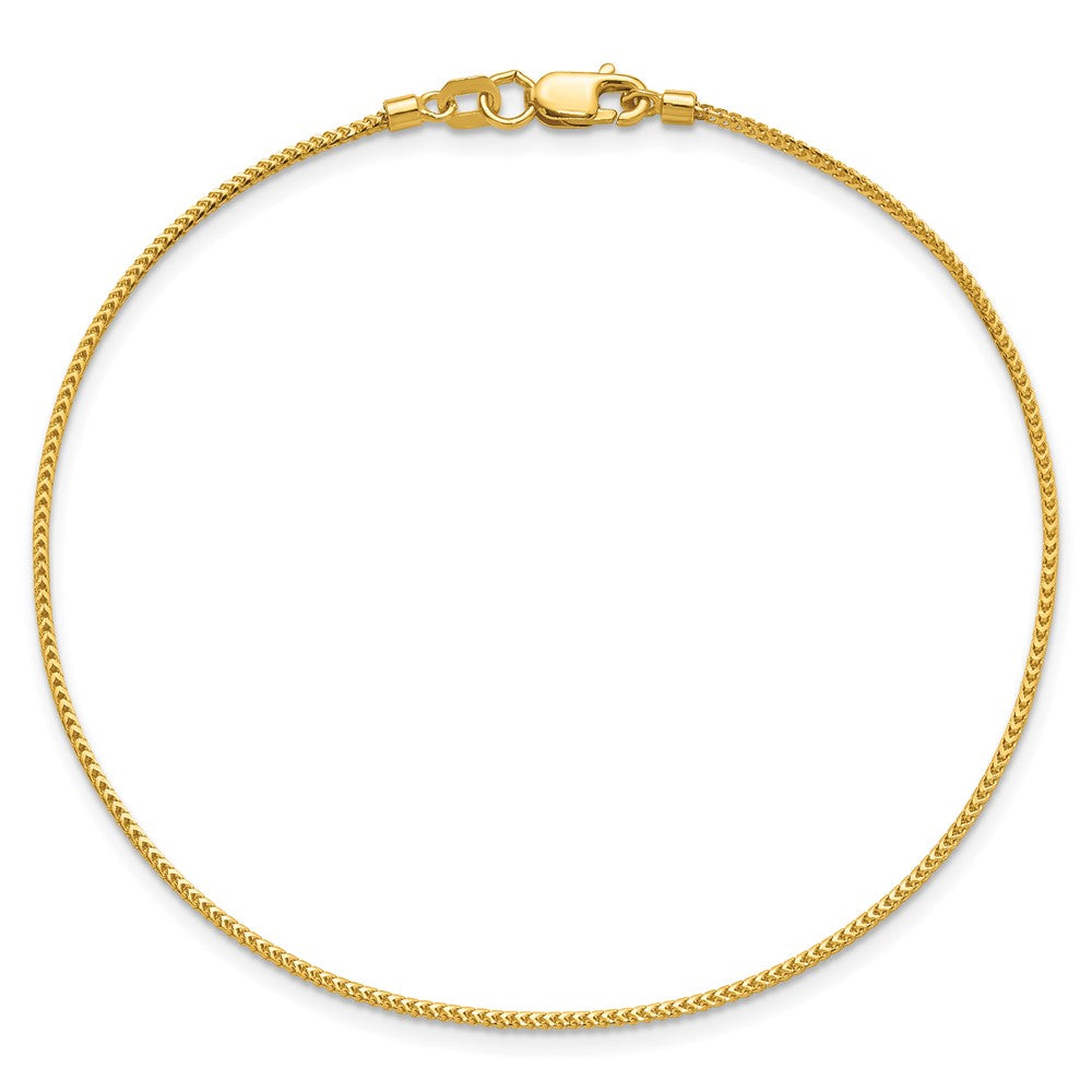 14K .9mm Franco with Lobster Clasp Bracelet