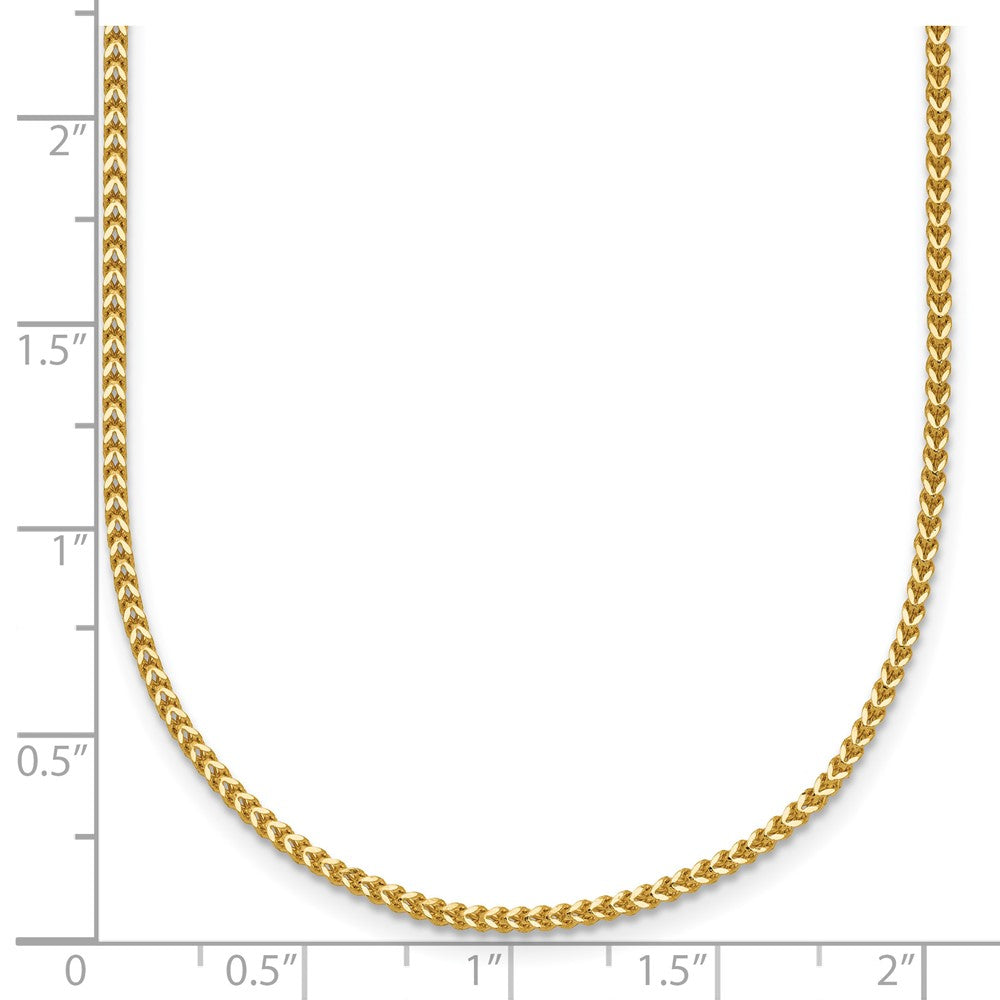 14K 1mm Franco with Lobster Clasp Chain