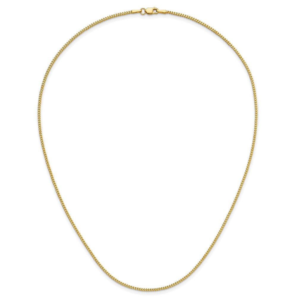 14K 1mm Franco with Lobster Clasp Chain