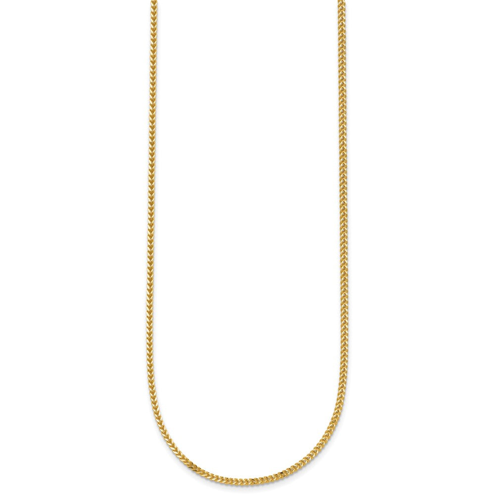 14K 1.3mm Franco with Lobster Clasp Chain