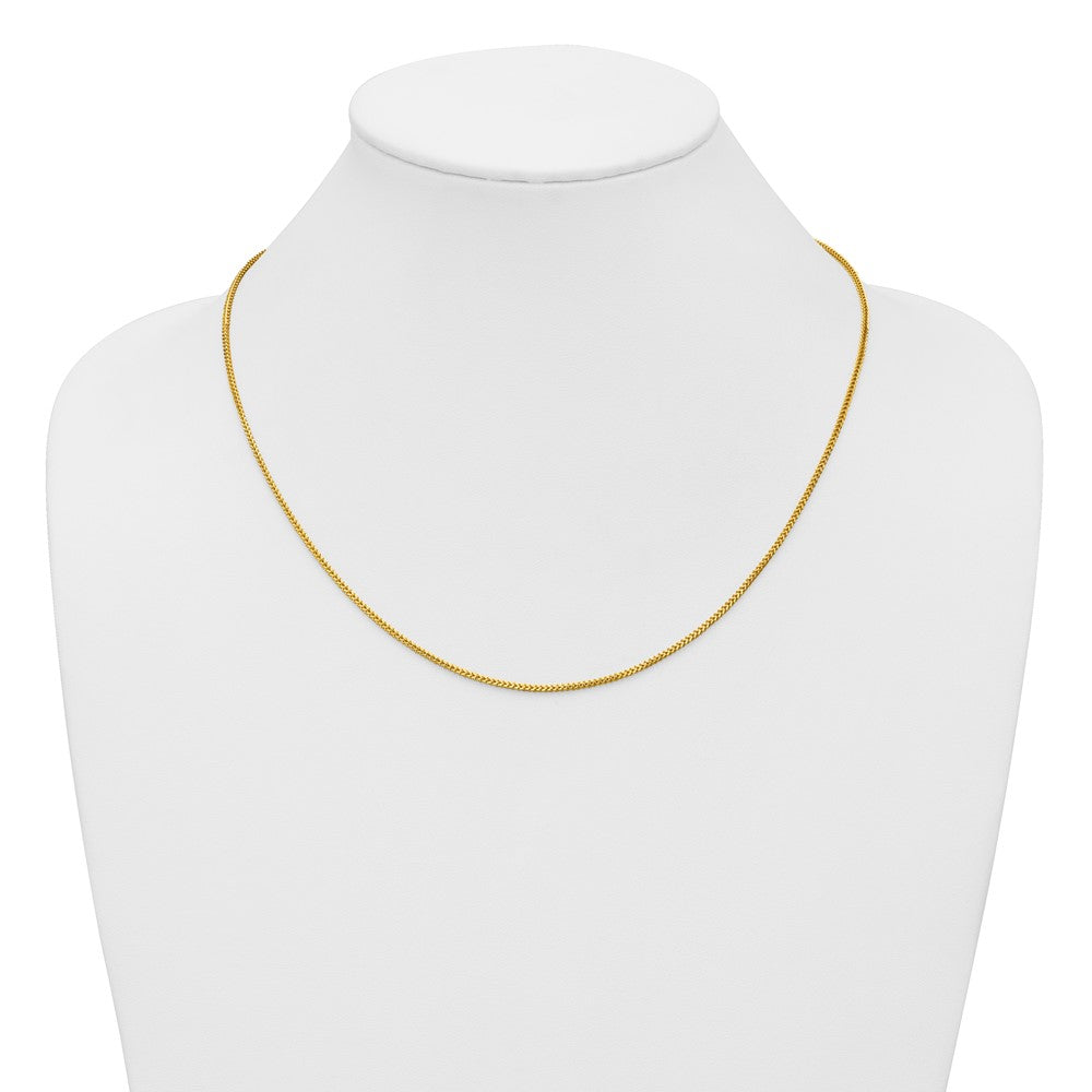 14K 1.3mm Franco with Lobster Clasp Chain