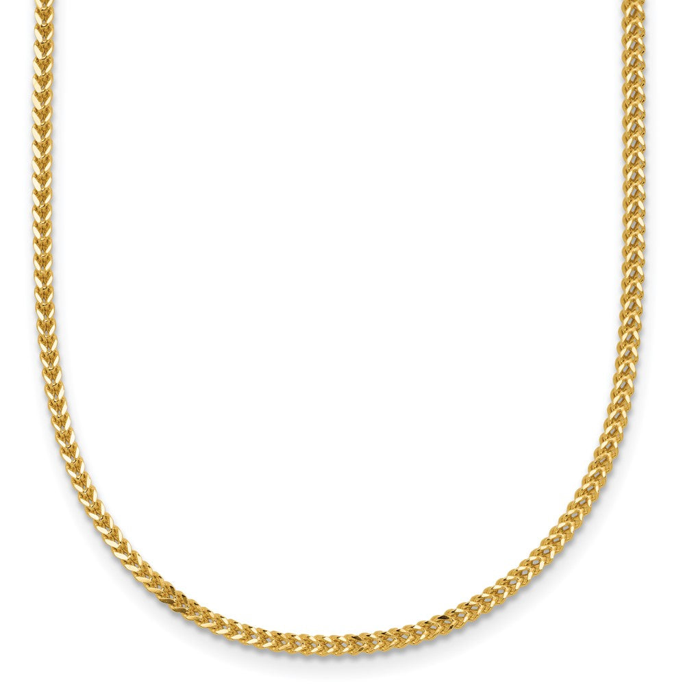 14K 1.3mm Franco with Lobster Clasp Chain