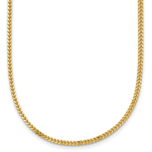 14K 1.3mm Franco with Lobster Clasp Chain